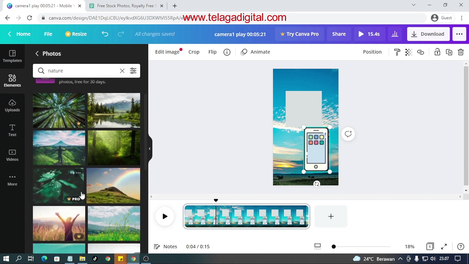 9. Mengeksplorasi Elemen-Elemen Di Canva