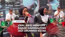 Viral dan Keren Abis! Menteri PUPR Basuki Hadimuljono Jadi Drummer Band Kotak