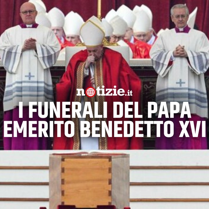 Funerali del papa emerito Benedetto XVI, Bergoglio: "Che la tua gioia sia perfetta"