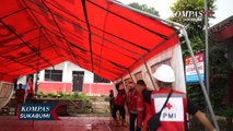 PMI Dirikan Tenda Darurat Belajar Sementara Siswa SD