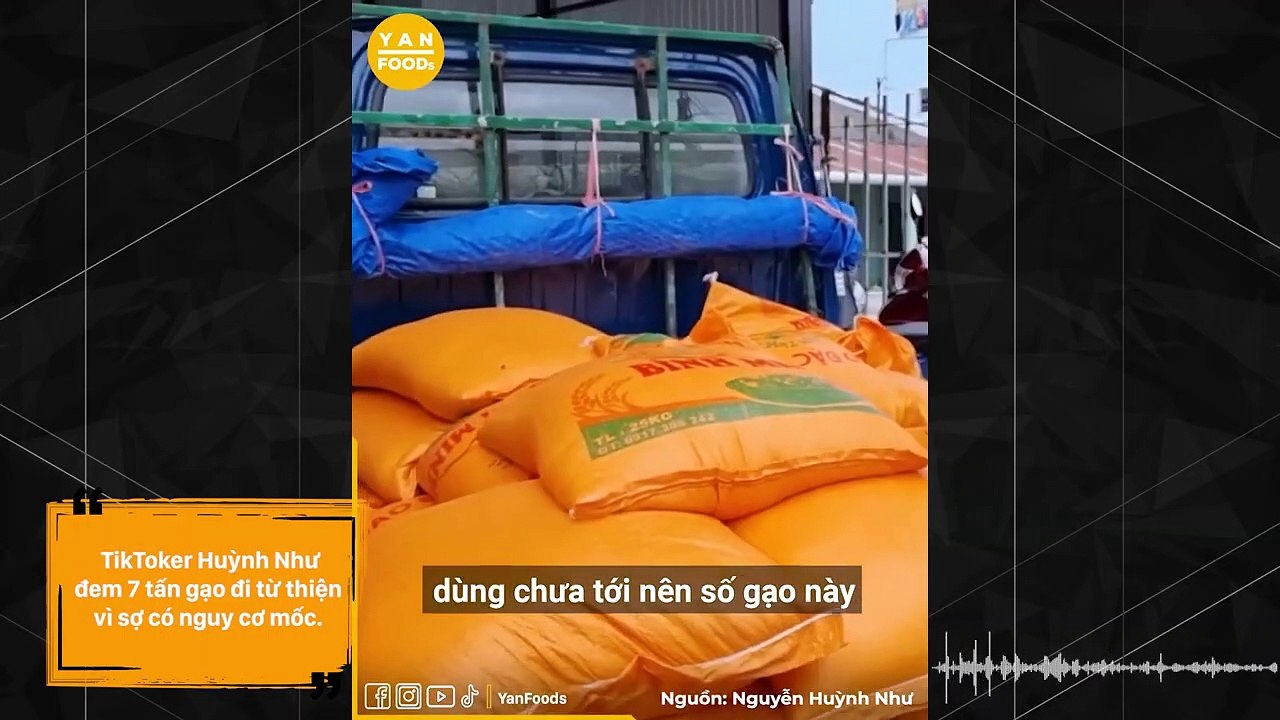 Gạo ủng hộ bếp 0 đồng nguy cơ hỏng, TikToker Nguyễn Huỳnh Như quyết định làm từ thiện