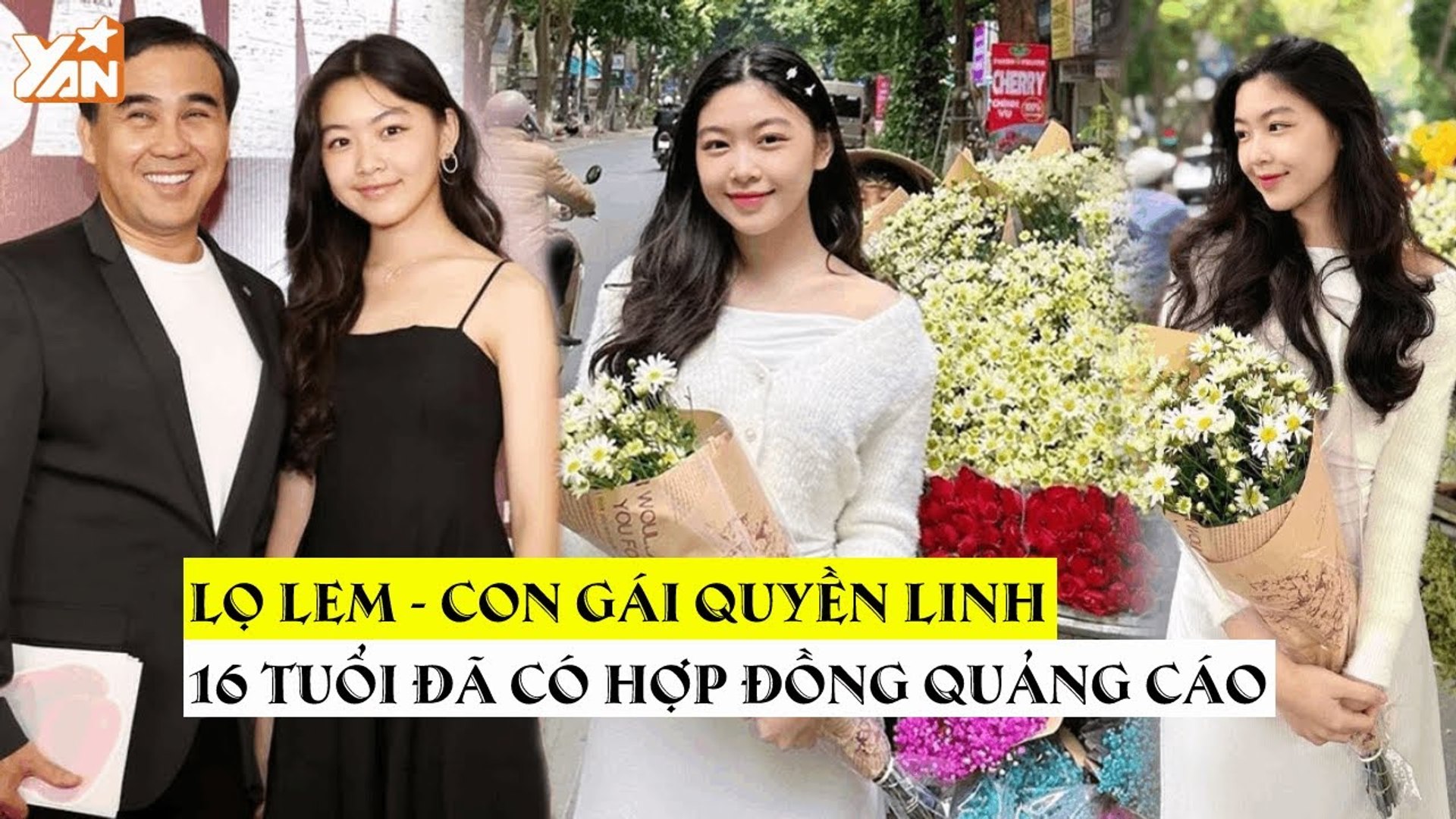 Lọ Lem - Con gái Quyền Linh mới 16 tuổi đã nhận hợp đồng quảng cáo: Nhan  sắc trong veo rạng rỡ - Video Dailymotion