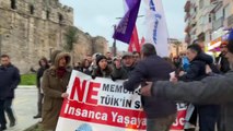Kesk, Sinop'ta Enflasyon Verilerini Protesto Etti: İnsanın Aklı ile Bu Kadar da Dalga Geçilmez