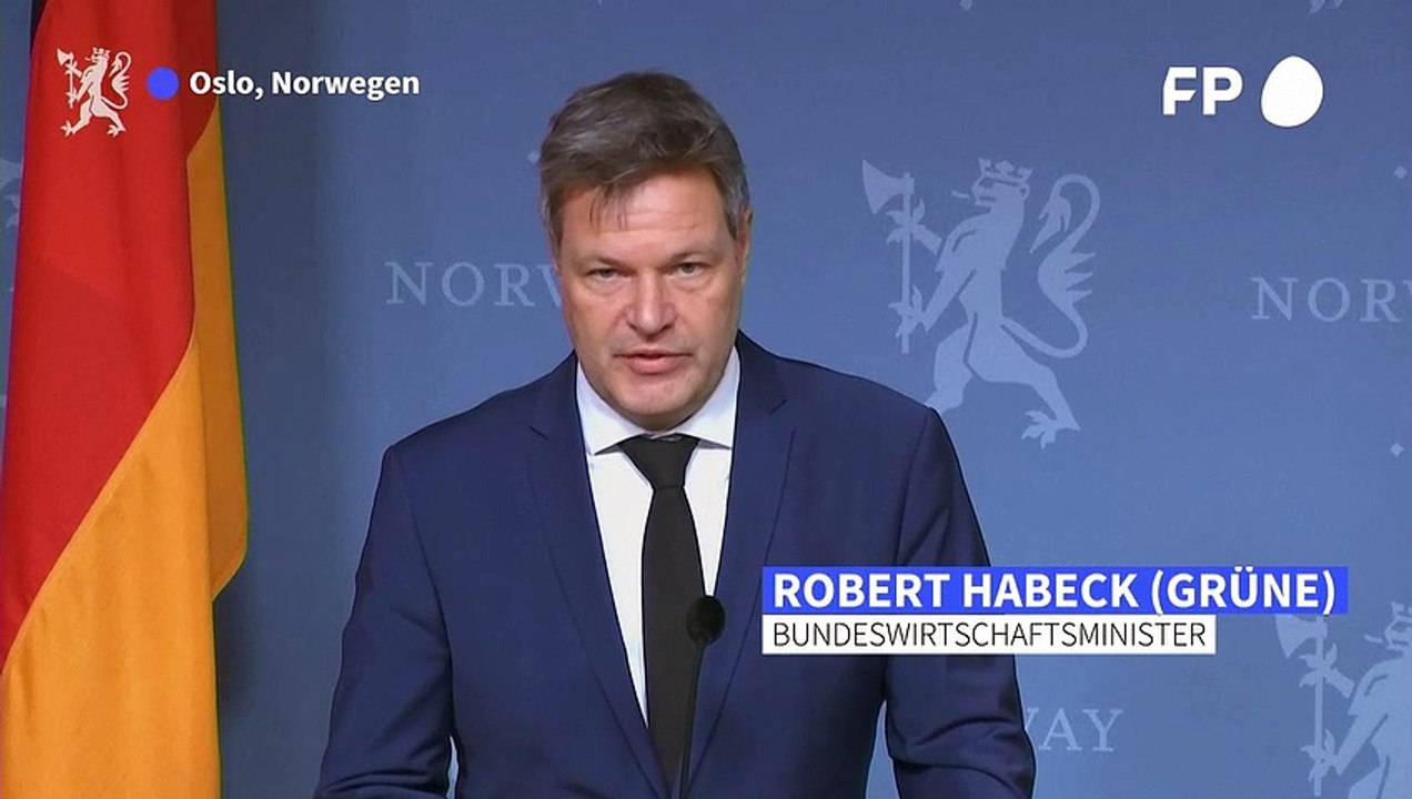 Habeck betont in Oslo Bedeutung von Wasserstoff für die Energiewende