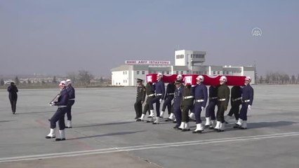 Kazada şehit olan askerler memleketlerine gönderildi