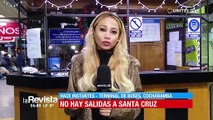 Suspenden viajes hacia Santa Cruz desde la terminal de Cochabamba debido a los bloqueos