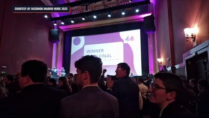 Moment of victory for Ateneo debate team at WUDC 2023