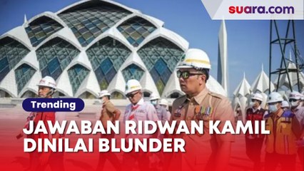 Makin Panas! Jawaban Ridwan Kamil Dinilai Blunder saat Ladeni Warganet soal Masjid Al Jabbar