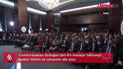 Cumhurbaşkanı Erdoğan'dan 6'lı masaya 'teknoloji' tepkisi: Kibrin ve cehaletin dik alası
