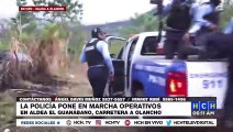 ¡En marcha! Allanamientos con detenciones en aldea El Guanábano, TGU