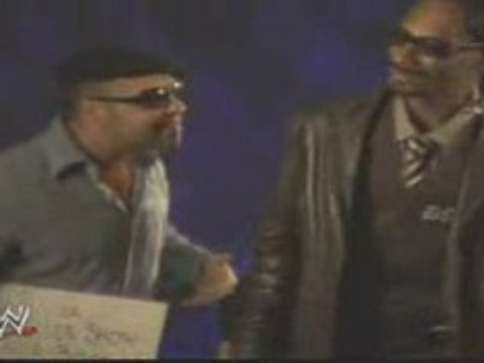 RAW 17/03/08: Snoop Dog Talk About Wrestlemania