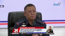 PNP Chief Azurin at kanyang command group, naghain na ng courtesy resignation | 24 Oras