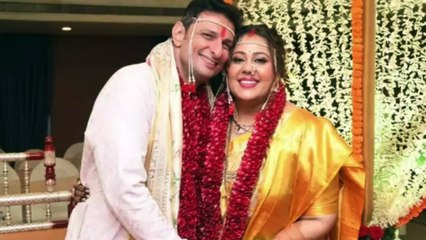 Tv celebs grace 'Kumkum Bhagya' actor Rushad Rana and Ketaki Walawalkar wedding reception
