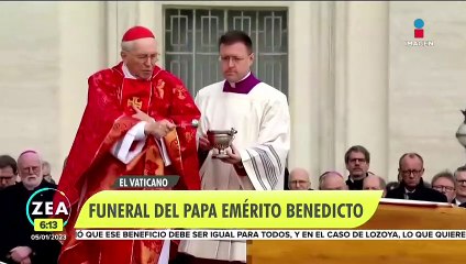 El papa Francisco preside el funeral de Benedicto XVI