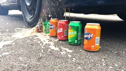EXPERIMENT_ EGGS vs CAR with SPIKE TYRE - Crushing Crunchy and Soft Things by Car!