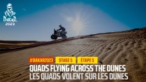 Quads flying across the dunes - Étape 5 / Stage 5 - #Dakar2023