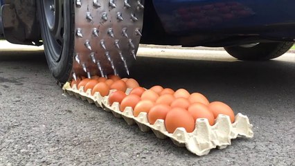 EXPERIMENT_ Car Nail vs Coca - Cola, Fanta, Sprite Can