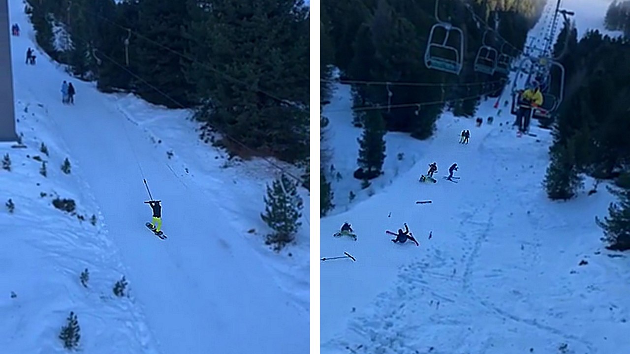 Chaos sur les pistes : un tire-fesse mal maîtrisé provoque un accident avec des blessés graves