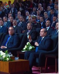 السيسي لشباب جامعة سوهاج- كل واحد هيحتاج إيه مثلا؟ مليون اتنين تلاتة؟ إحنا جاهزين