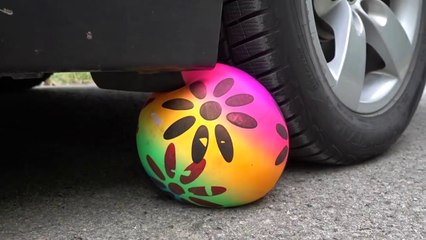 Crushing Crunchy & Soft Things by Car! EXPERIMENT CAR VS LIGHTERS