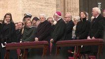 Mattarella ai funerali di Benedetto XVI