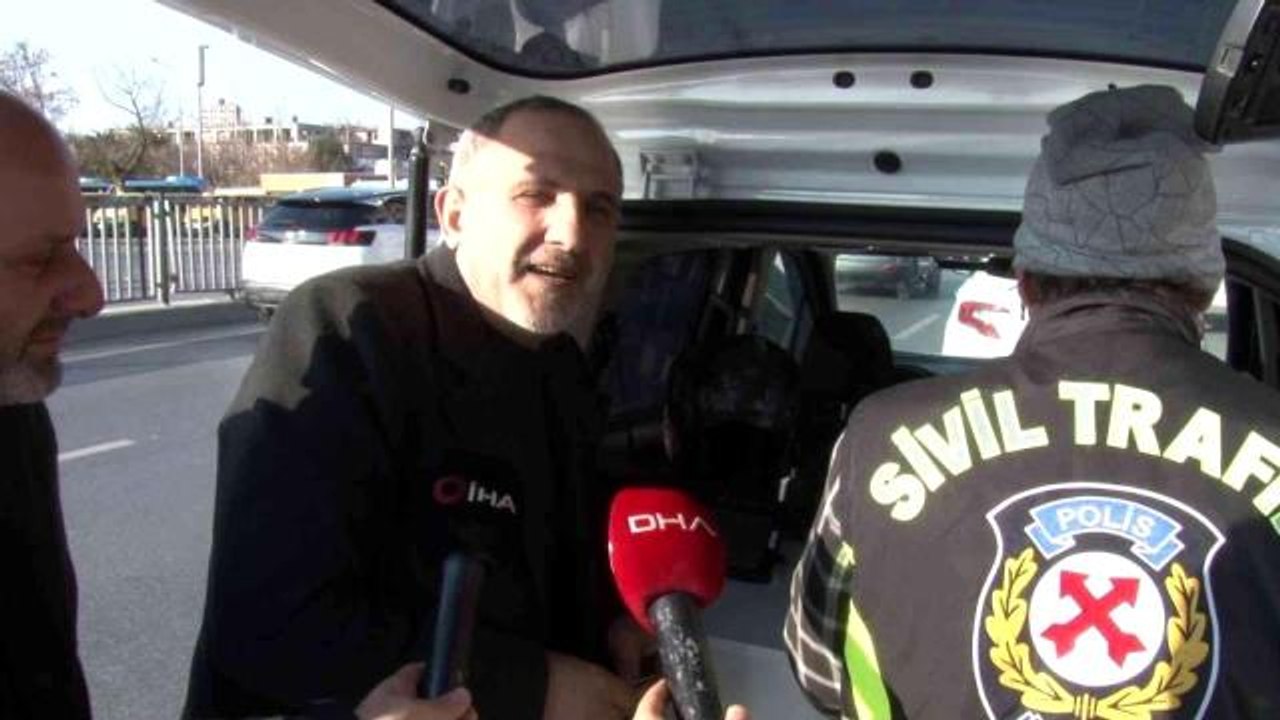 Kadıköy'de denetimde ceza kesilen taksici: "Ceza yemedim saçmalamayın, siz uyduruyorsunuz"