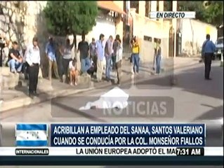 Matan a empleado del SANAA en colonia Monseñor Fiallos