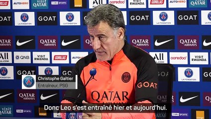 PSG - Galtier : "J’espère que Messi sera fêté par nos supporters"
