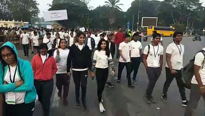 पर्यावरण जागरूकता के लिए वॉकथान का आयोजन