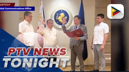 SSS acting president and CEO Rolando Macasaet takes oath