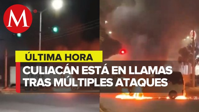 Reportan balaceras y bloqueos en Culiacán, piden a población resguardarse