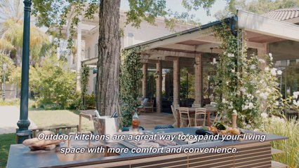 What are the benefits of having an outdoor kitchen?