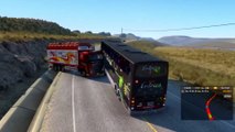 Awesome Bus Vs Most Dangerous Roads  Deadliest Roads Peru