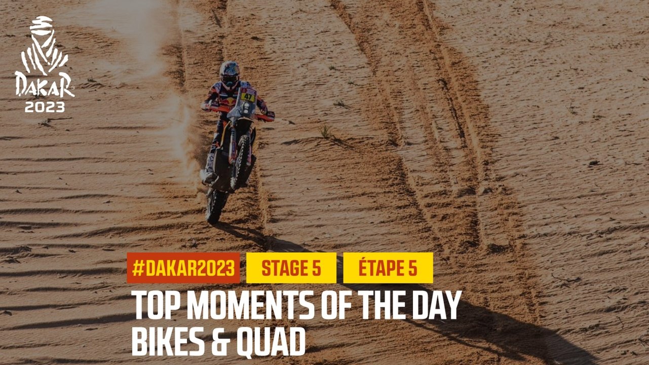 Bikes and Quads Top moments  - Étape 5 / Stage 5 - #Dakar2023