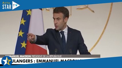 "Vous allez tomber, je sais comment ça se passe !" : Emmanuel Macron interrompt ses vœux pour aider