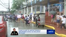 Ilang klase sa Metro Manila, sinuspinde dahil sa malakas na ulan | Saksi