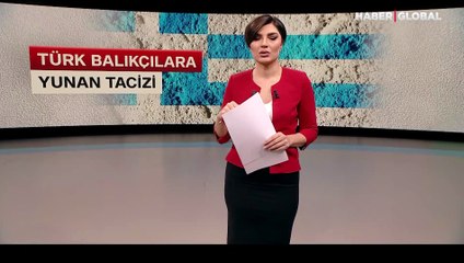 Yunanistan'dan Türk balıkçı teknelerine taciz