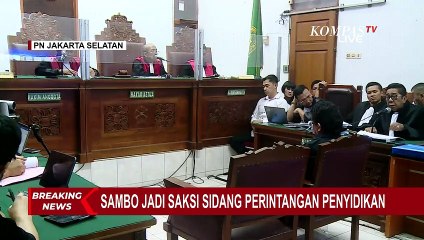 [BREAKING NEWS] Ferdy Sambo Tegaskan pada Hakim, Para Terdakwa OOJ Tidak Ada yang Tahu soal Skenario
