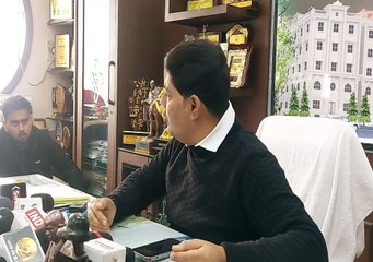 पूर्व मंत्री  ने करवाया था स्थल परीक्षण आज निर्माण कार्य में डाल रहे हैं बाधा