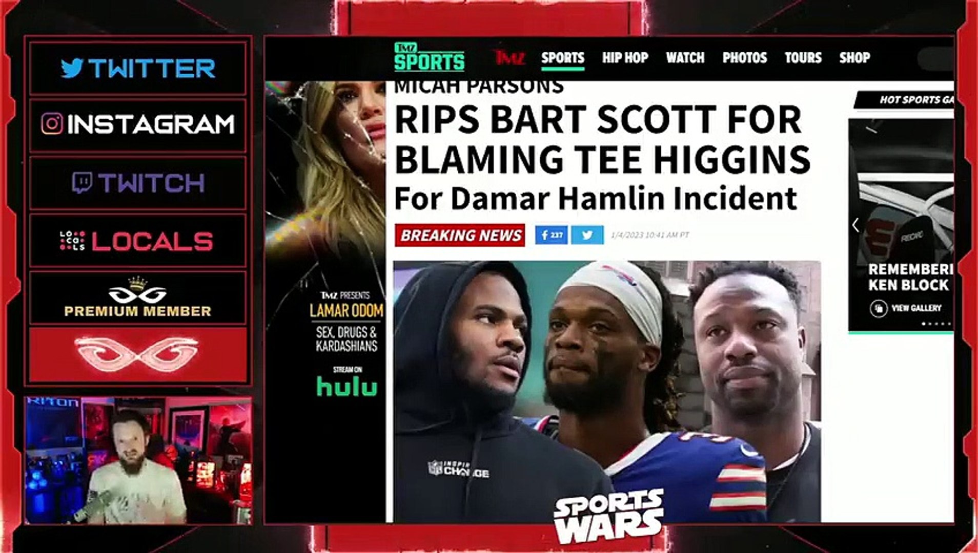 Cowboys' Micah Parsons fiercely defends Tee Higgins after Bart Scott  suggests blame in Damar Hamlin incident