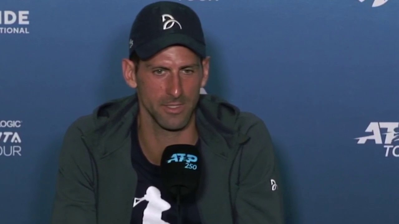 ATP - Adelaide 2023 - Novak Djokovic : "I will miss Indian Wells and Miami Open because of mandatory vaccination in the USA, what can I do?"