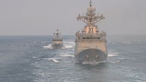 해군, 새해 첫 '실사격' 해상훈련...함정 13척·항공기 4대 참가 / YTN