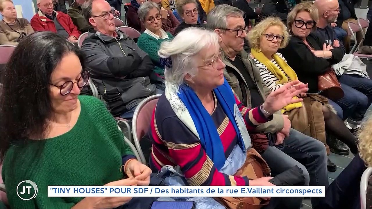 "TINY HOUSES" POUR SDF / Des habitants de la rue E. Vaillant circonspects