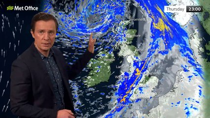 Met Office Evening Weather Forecast 05/01/23 - Very Windy in Northern Scotland