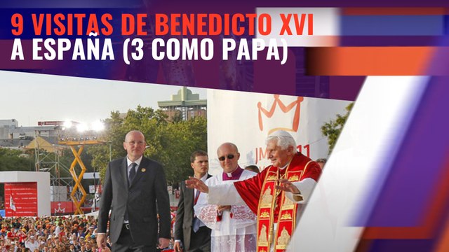 Laura Fernández repasa las nueve visitas de Benedicto XVI a España