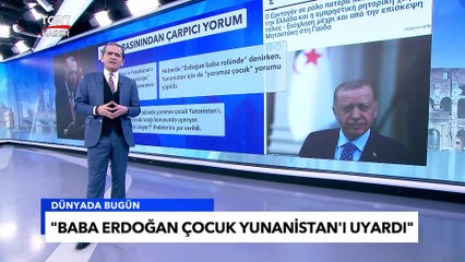 Yunan Medyasında Çok Konuşulacak Benzetme: Baba Erdoğan Yaramaz Çocuk Yunanistan'ı Uyardı- TGRT