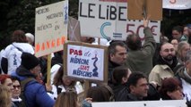 شاهد: الأطباء العامون الخواص يتظاهرون في باريس للمطالبة بزيادة رسوم الفحوصات الطبية