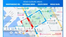 Road closures from Jan. 6 – 9 for Feast of Black Nazarene in Manila