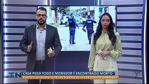 Casa pega fogo e morador é encontrado morto