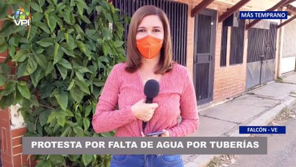 Protesta en Falcón por falta de agua por tuberías - 05Ene @VPItv